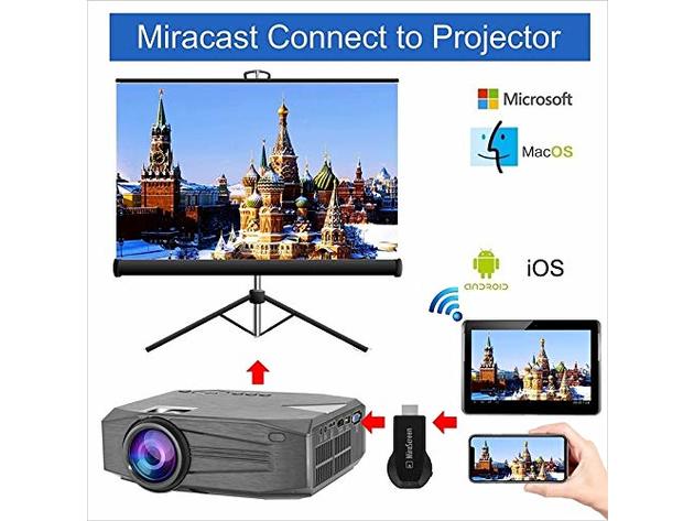 Projector Portable 4K Support