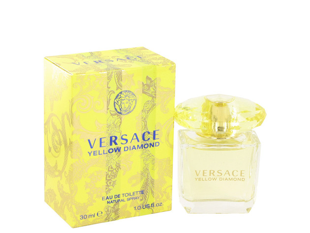 3 Pack Versace Yellow Diamond by Versace Eau De Toilette Spray 1 oz for Women