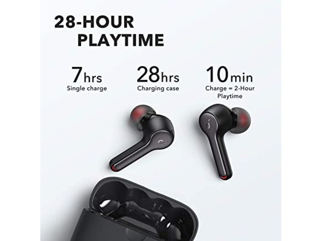 Soundcore AK-A3910011 Ultra Lightweight Liberty Air 2 Wireless Earbuds, Black (Used, Open Retail Box)