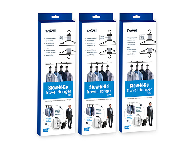 Stow-N-Go® Travel Hanger (9-Pack)