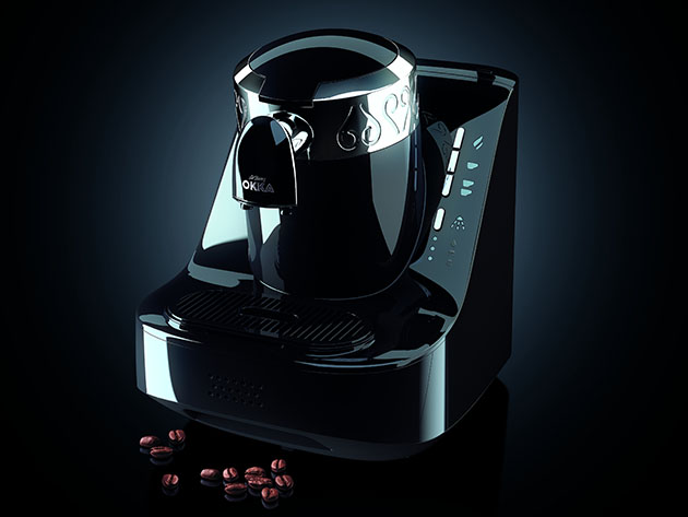 Arzum Okka Automatic 120V Turkish Coffee Maker Black/Silver