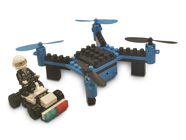 Force Flyers DIY Building Block Drone (Police)