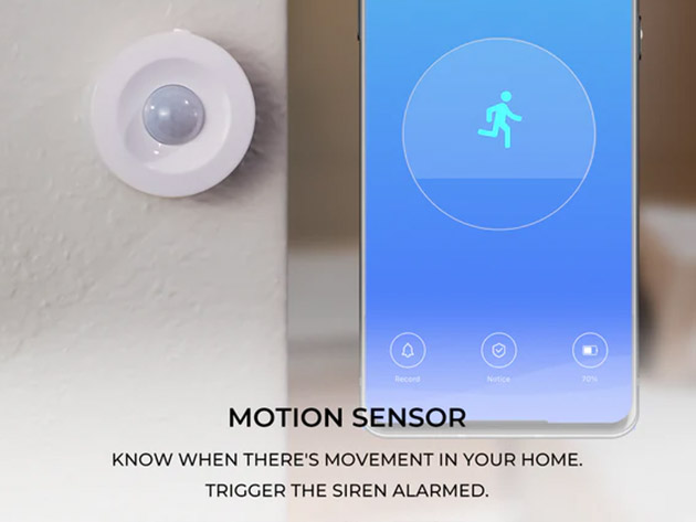 Smart Home DIY Wireless Alarm Security System 5-Piece Kit
