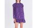 Free People Women's  These Dreams Long Sleeve Minidress Purple Size Extra Small
