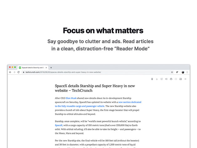Reader Mode Pro: Chrome Reading Extension
