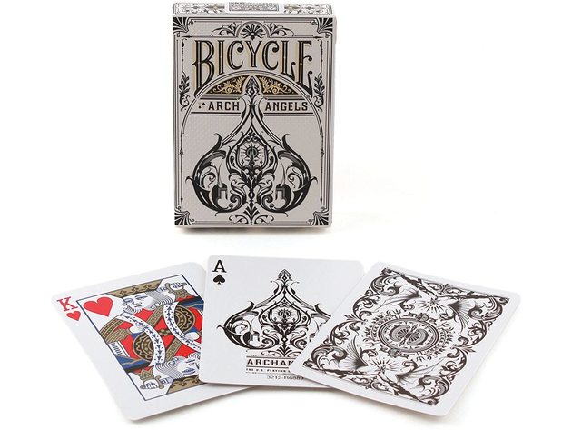 Bicycle Archangels Deck Original Pen-and-Ink Illustration Unique Paper Playing Cards