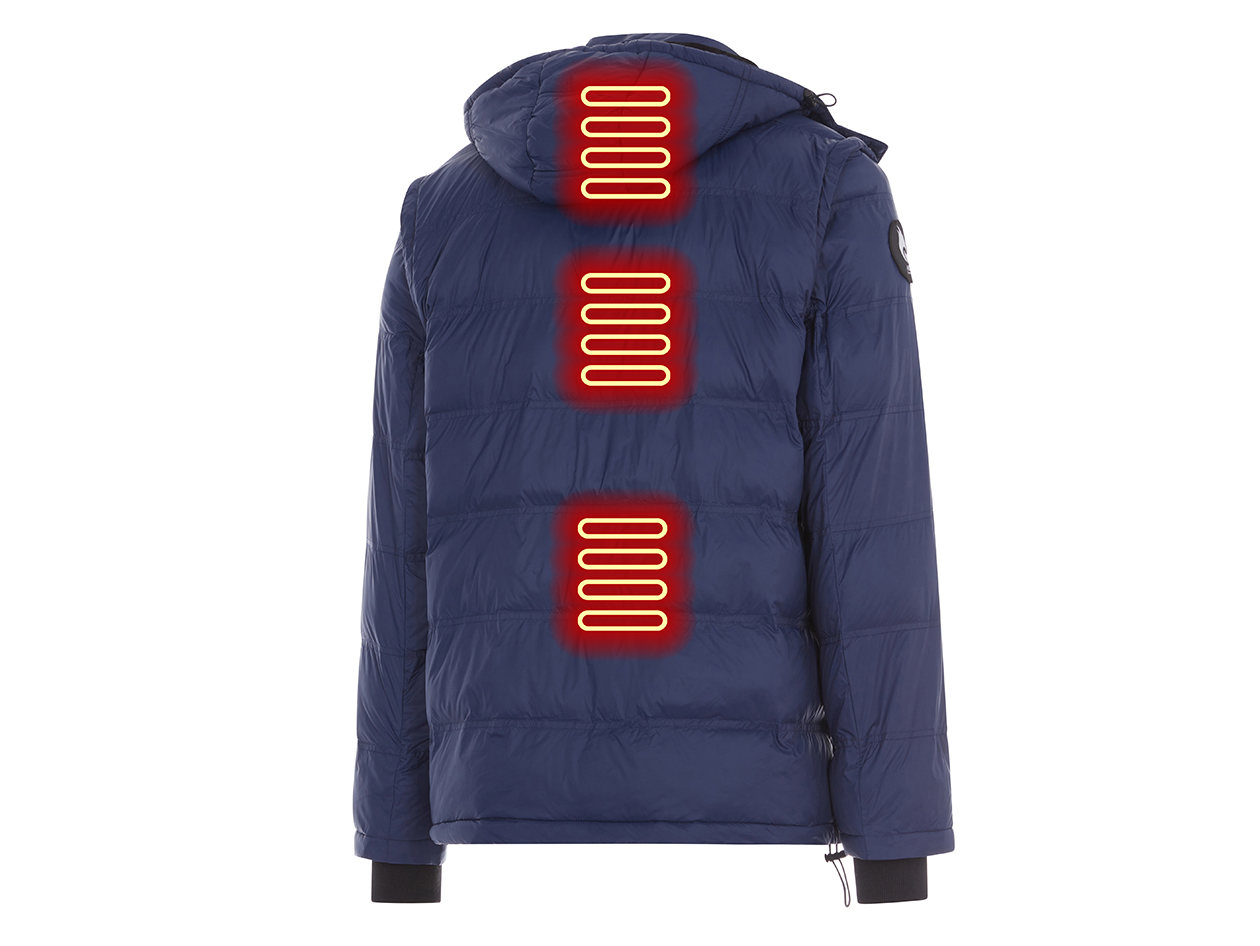 Women's Helios Hybrid Heated Coat with Power Bank (Navy/XL)