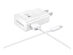 Verizon Samsung Galaxy Adaptive Fast Charger with TYPE C USB cable for All Verizon Samsung Phones - White
