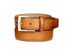 Tasso Elba Mens Feather Edge Belt Beige Size 34 Regular