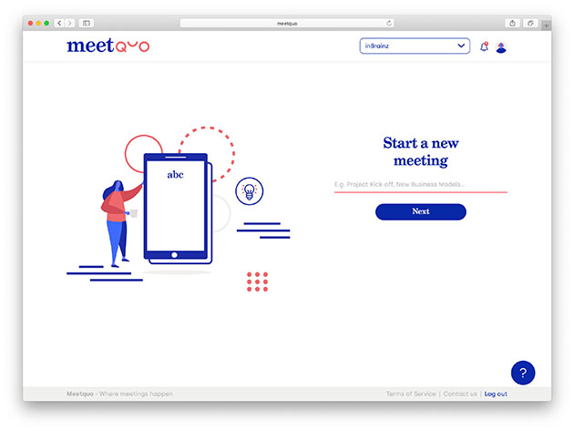 Meetquo Remote Meeting Platform: Lifetime Subscription (20 Users)