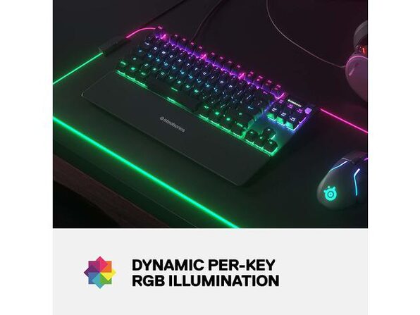 SteelSeries Apex Pro TKL 64734 Gaming Keyboard OLED Smart Display