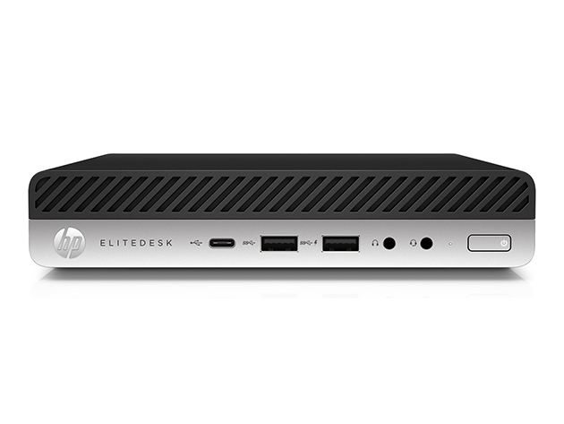 HP EliteDesk 800 G4 mini, i5-8500T 16GB 256GB SSD Win10 Pro (Refurbished)