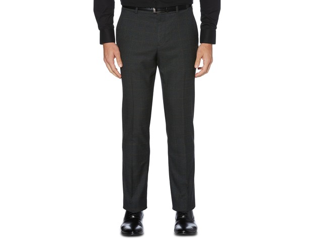 perry ellis dress pants slim fit Slim Fit Checkered Suit Pant – Perry Ellis main image 0