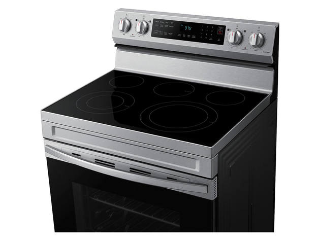 Samsung NE63A6511SS 6.3 cu. ft. Smart Freestanding Electric Range - Stainless Steel