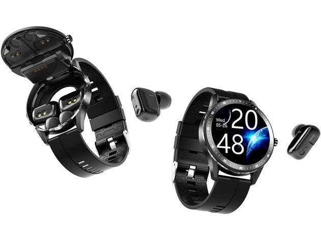 PADY X6 2 in 1 Smart Watch with Earbuds Smartwatch