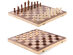 15" Wooden Chess & Checkers Set