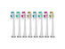 Sonic EDGE Rechargeable Toothbrush + 8 Brush Heads (White)