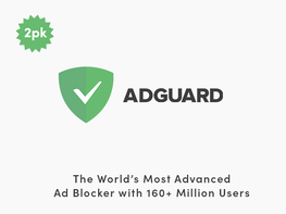 AdGuard Personal Plan Lifetime Subscription: 2 Account Bundle