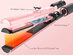 KIPOZI 2-in-1 Straightener & Curling Iron