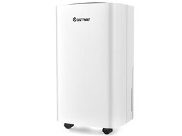 Costway 24 Pints 1500 Sq. Ft Portable Dehumidifier For Medium To Large Spaces - White