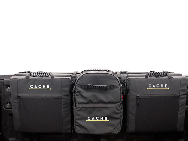 The Basecamp System: Tailgate Pad + Seats + Cooler
