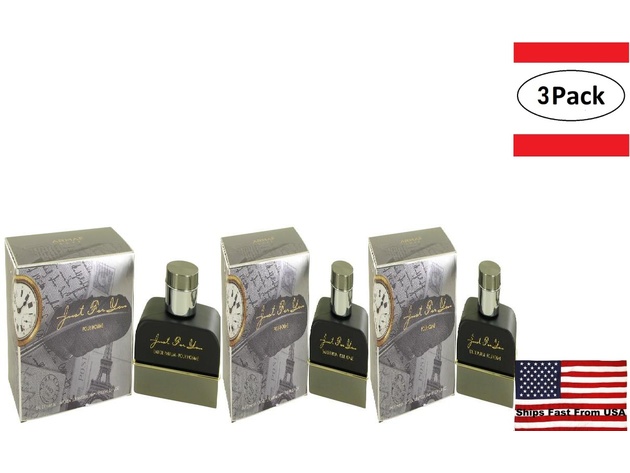 3 Pack Armaf Just for you by Armaf Eau De Parfum Spray 3.4 oz for Men