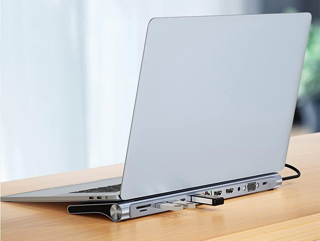 12-in-1 USB-C Hub and Laptop Stand