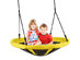 Costway 40'' Flying Saucer Round Tree Swing Kids Outdoor Play Set Gift w/Adjustable Ropes - Yellow/Black