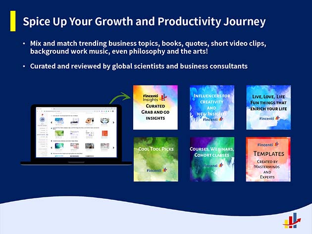 Fincenti Growth & Productivity Tool: Lifetime Pro Subscription