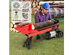 Costway 7-Ton Horizontal Electric Log Splitter Wood Cutter 2000W Motor w/ Wheels - Red
