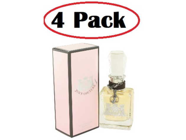 4 Pack of Juicy Couture by Juicy Couture Eau De Parfum Spray 1.7 oz