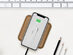 Genuine Leather Wireless Charging Pad (Brown)