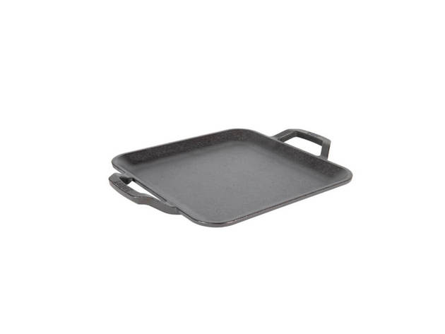 Lodge LC11SGR 11 inch Seasoned Cast Iron Square Griddle