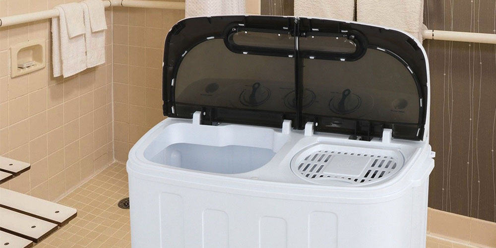 ZENY™ Twin Tub Washing Machine with Wash & Spin Cycle