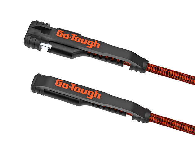 GO-TOUGH Rugged USB-C Cable (10 Ft)