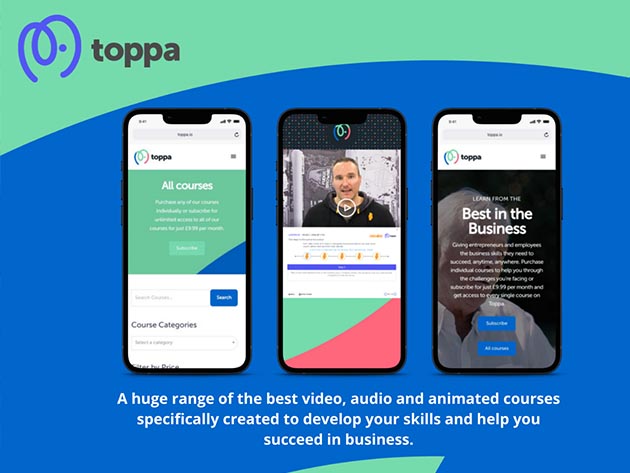 Toppa Online Learning: 2-Yr Subscription