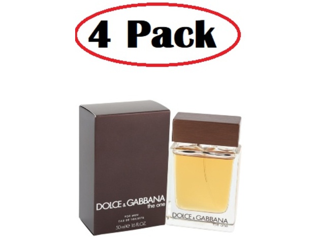 4 Pack of The One by Dolce & Gabbana Eau De Toilette Spray 1.6 oz