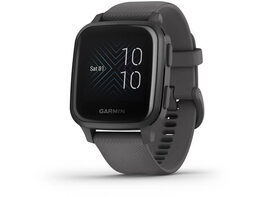 Garmin VENU SQ Smartwatch - Slate Bezel with Shadow Gray Case and Silicone Band