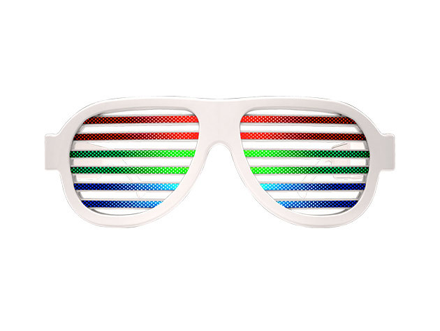DropShades LED Glasses (White)