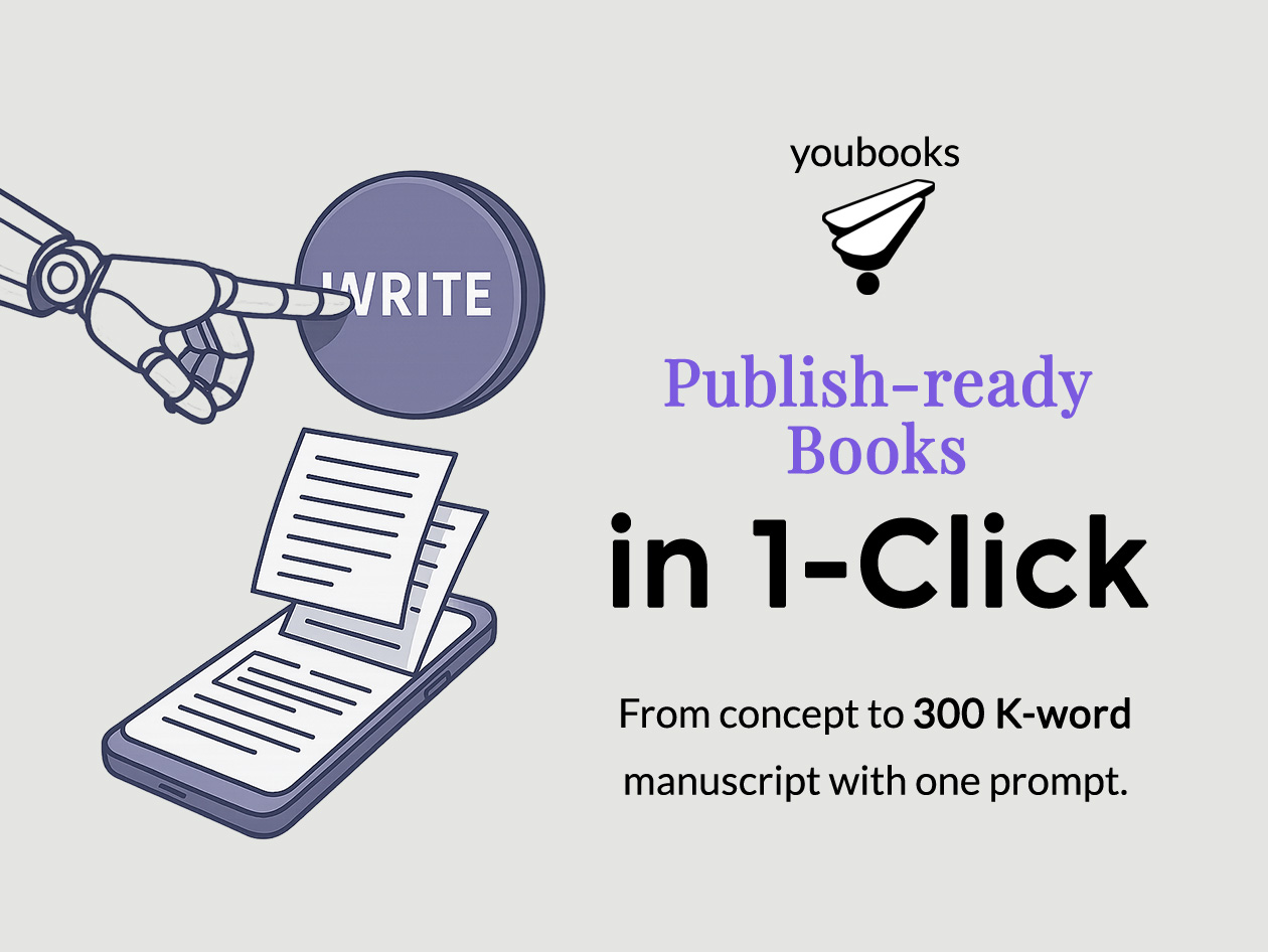 Youbooks - AI Non-Fiction Book Generator: Lifetime Subscription