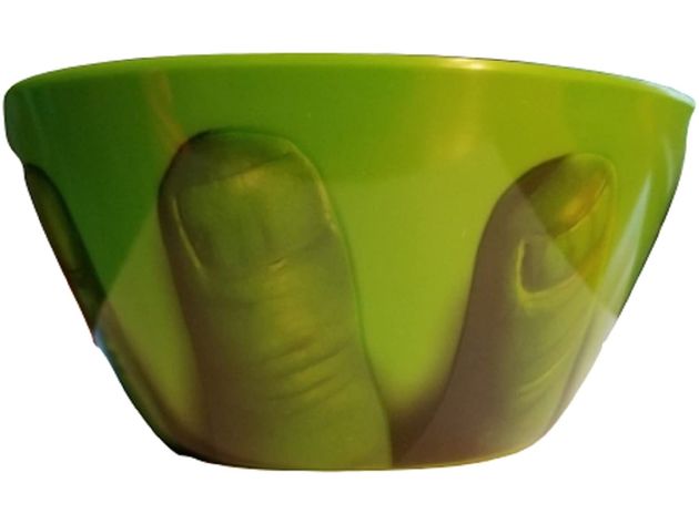 Marvel Incredible Hulk 6 Inches Bowl Green Fingers Hand Loot Crate Exclusive, Green (New Open Box)