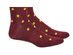 Bar III Men's Polka Dot Socks Wine Size Regular