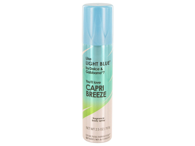 Designer Imposters Capri Breeze Body Spray 2.5 oz For Women 100% authentic perfect as a gift or just everyday use
