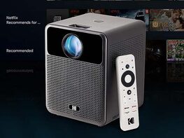 Kodak FLIK HD10 1080P FHD Smart Projector with Built-In Speakers