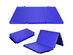 Costway 6'x 4' Tri-Fold Gymnastics Mat Yoga Thick Folding Gym Blue
