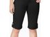 Style & Co Women's Cuffed Denim Skimmer Shorts Black Size 6