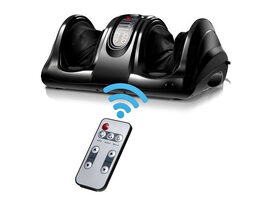 Costway Shiatsu Foot Massager Kneading and Rolling Leg Calf Ankle w/Remote Black