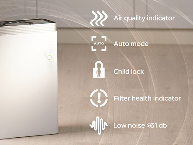 P500i - Air Purifier with H13 HEPA Filter