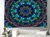 Art Retro Wall Tapestry “Hypnotic Peace” (230x150cm)