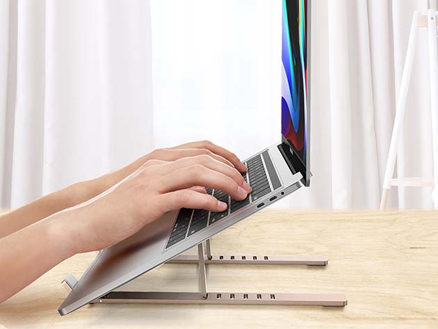 U-Rise Foldable Aluminum Laptop Stand (Gold)